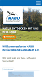 Mobile Screenshot of nabu-kvdarmstadt.de