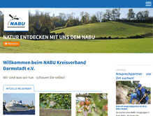 Tablet Screenshot of nabu-kvdarmstadt.de
